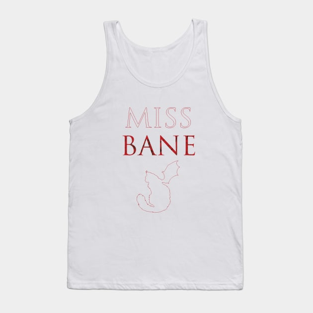 Miss Bane - Magnus Bane / Harry Shum Jr - Warlock / Downworlder - Malec - Shadowhunters / The Mortal Instruments - Clary, Alec, Jace, Izzy Tank Top by Vane22april